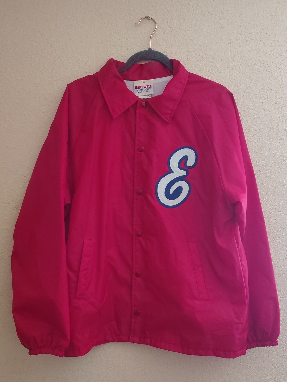 Vintage Men's Hartwell Sports Coaches Jacket Bobcats Size Large Retro